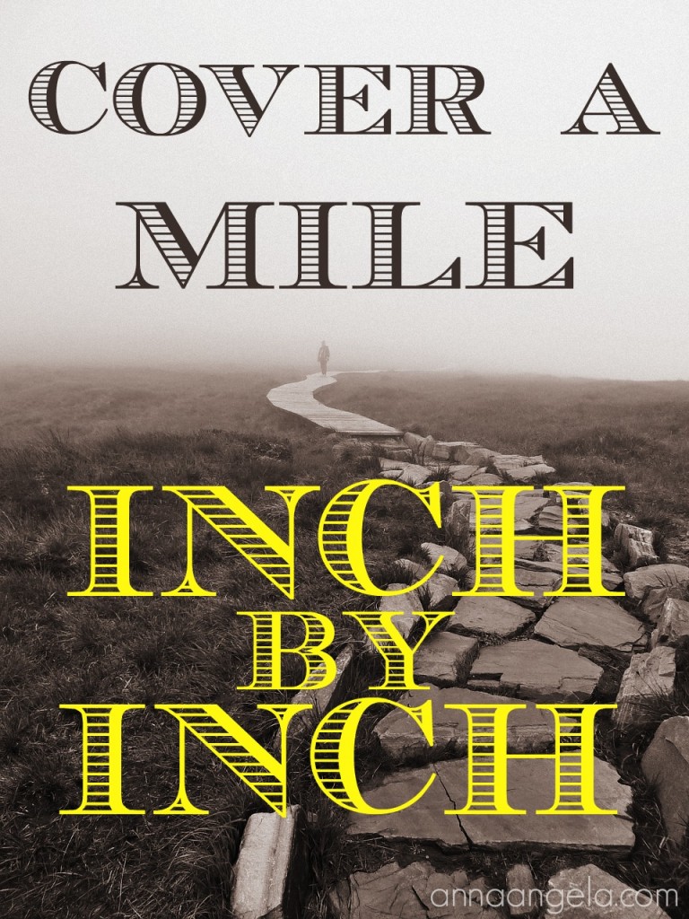cover a mile inch by inch