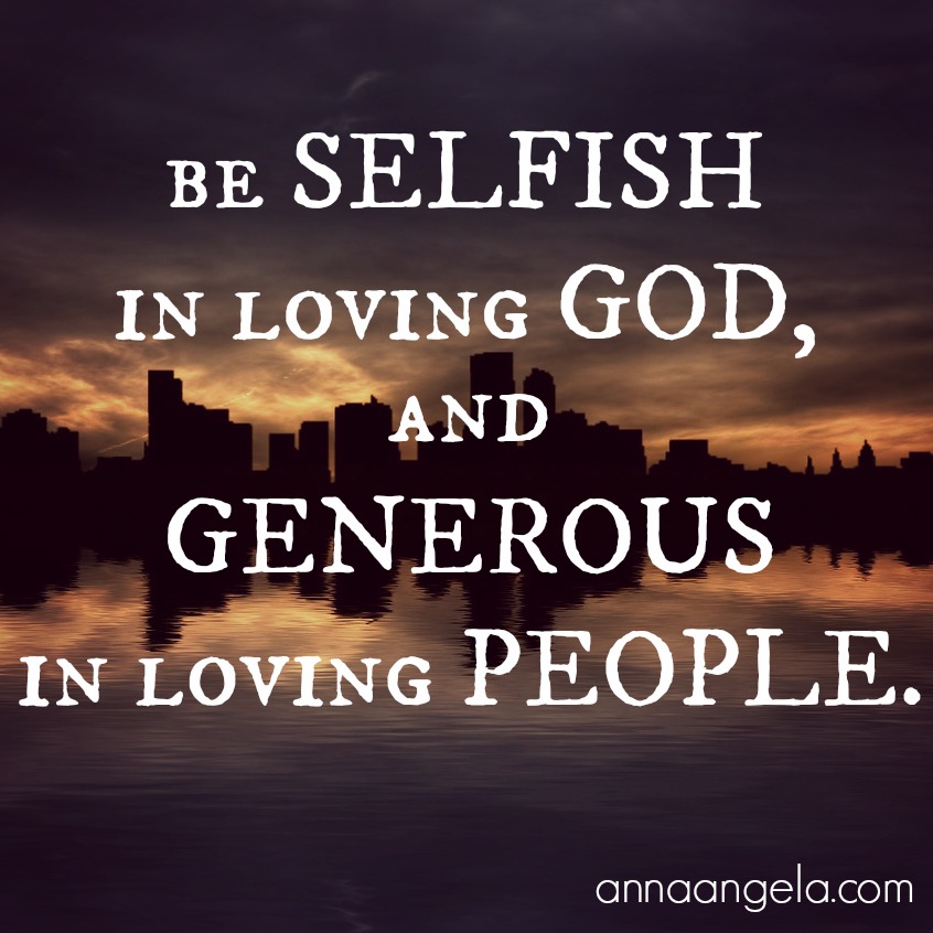 selfish faith